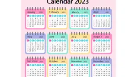 2023日历公司挂年台