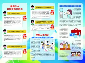 饮用水卫生三折页
