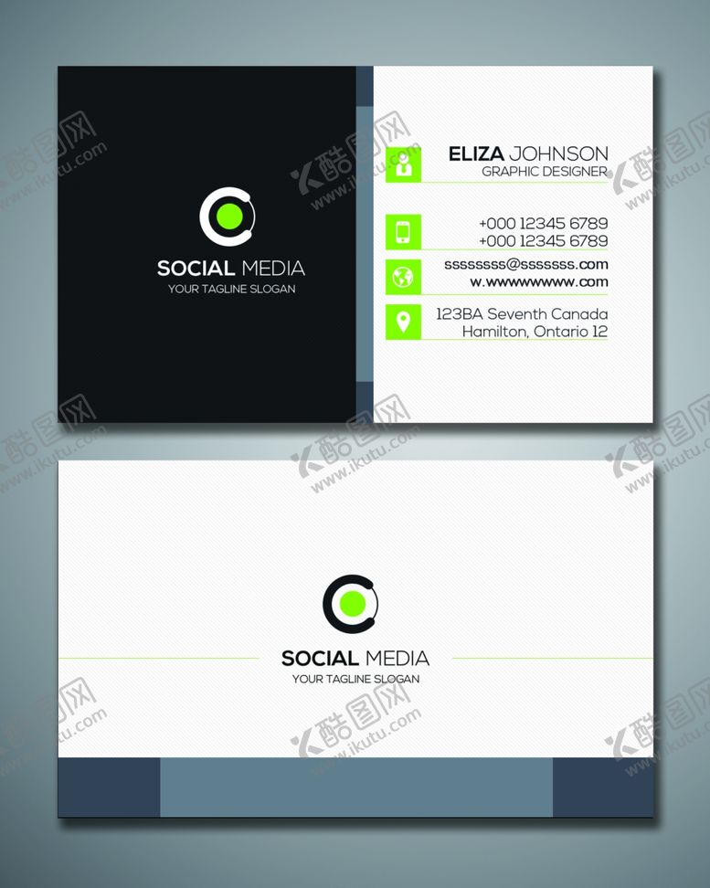 编号：12492509131411298656【酷图网】源文件下载-商务名片