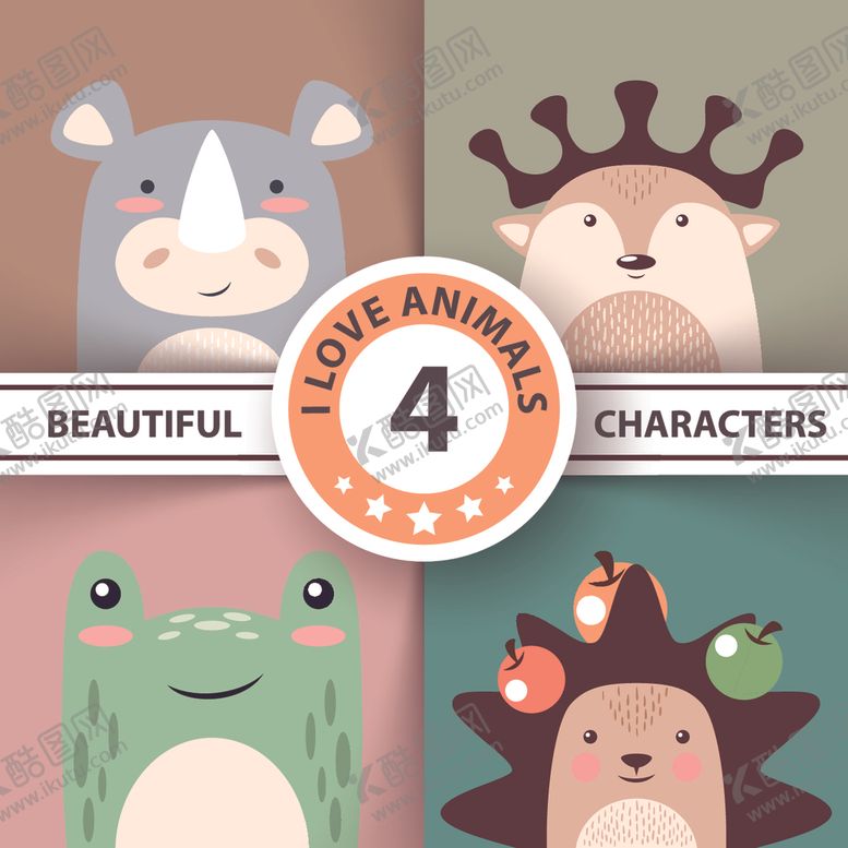 编号：42936009191629056034【酷图网】源文件下载-可爱动物