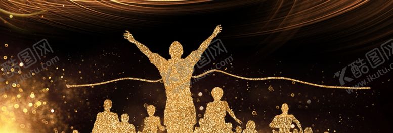 编号：79450509261836255449【酷图网】源文件下载-黑金励志背景