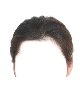 女生发型素材人长头证件照头模板