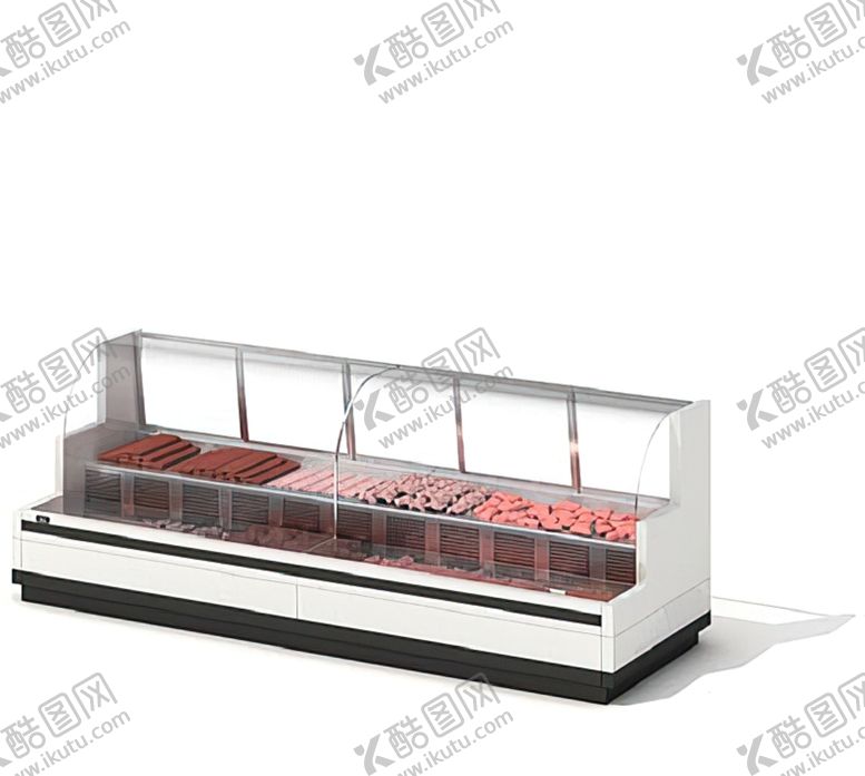 编号：41619512130642298187【酷图网】源文件下载-超市熟食展示柜