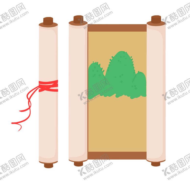 编号：95850405130704013178【酷图网】源文件下载-卷轴素材