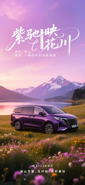 紫色汽车
