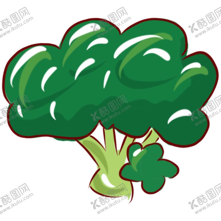 编号：60953406242006048021【酷图网】源文件下载-西蓝花手绘