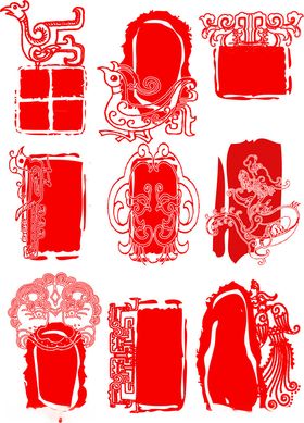 传统中式图案设计素材集