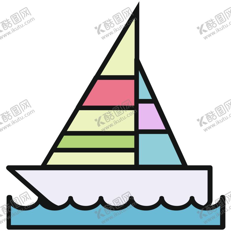 编号：12491107071326143737【酷图网】源文件下载-帆船工具图标图形标志素材