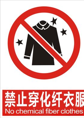 禁止穿化纤衣服