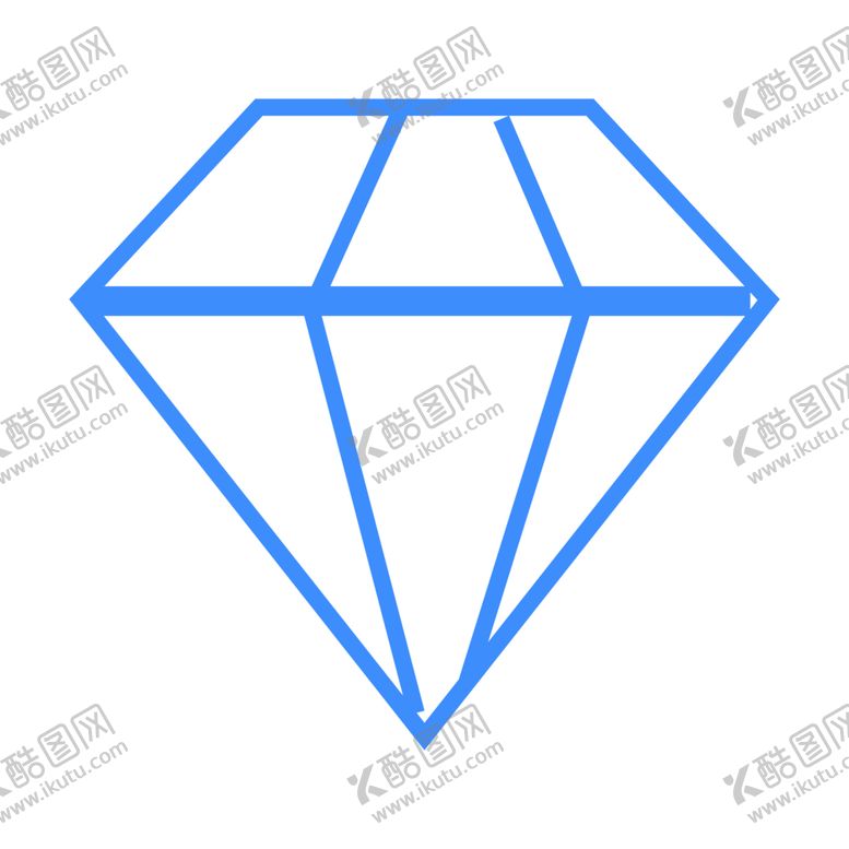 编号：17597710241736365618【酷图网】源文件下载-手绘钻石宝石水晶珠宝免扣素材