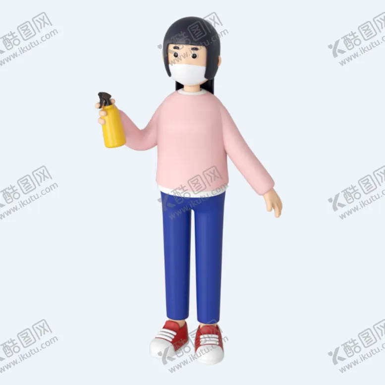 编号：51444901311204338785【酷图网】源文件下载-C4D模型 卡通人  
