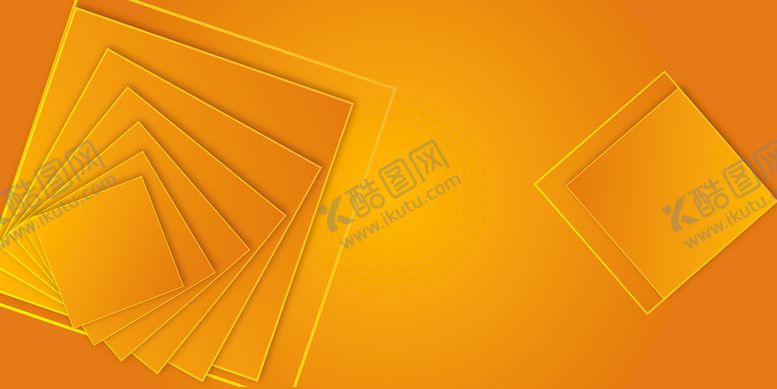 编号：98417411210342028618【酷图网】源文件下载-时尚渐变橘色方块排列展板海报背