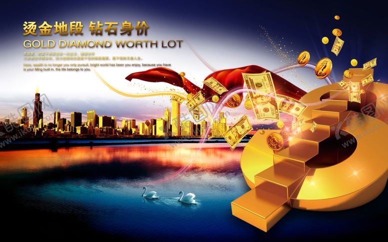 编号：41768610270455048342【酷图网】源文件下载-地产海报