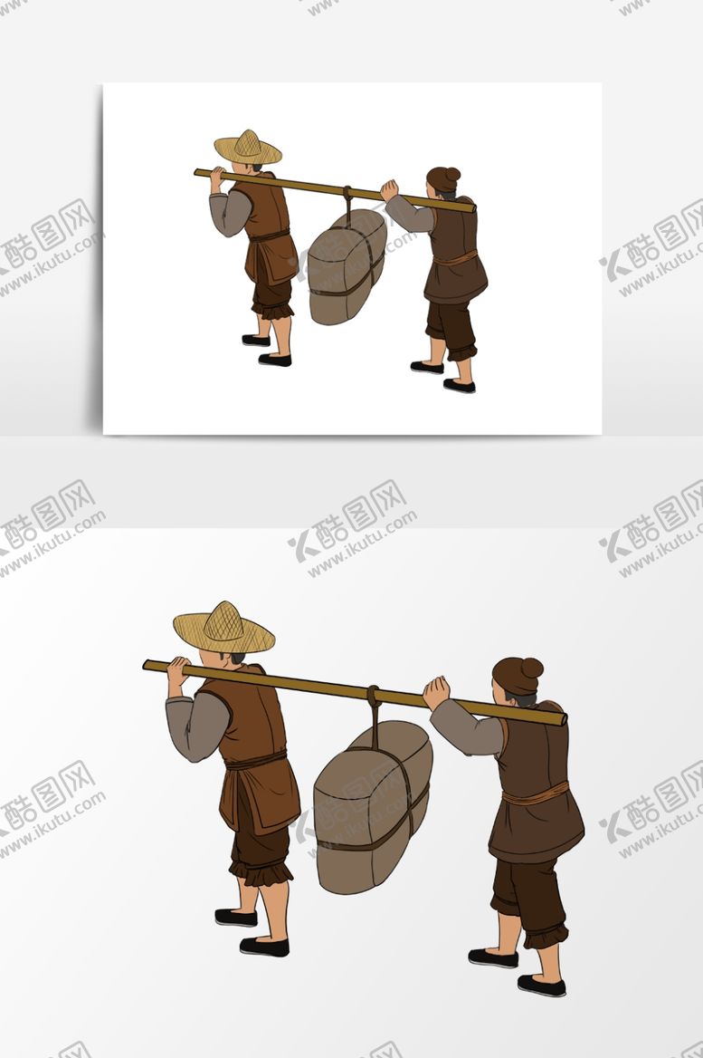 编号：37925610121301337395【酷图网】源文件下载-淡彩国画人物