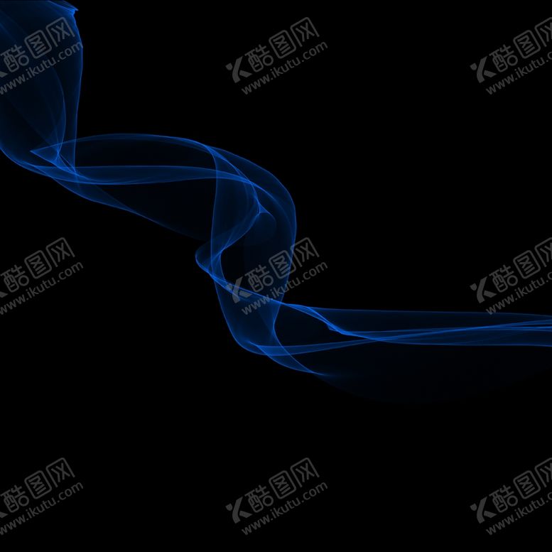编号：19647505111555211493【酷图网】源文件下载-蓝色飘带