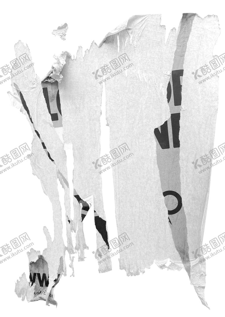 编号：67224601140214368655【酷图网】源文件下载-撕烂撕毁撕坏泡烂的废纸纹理