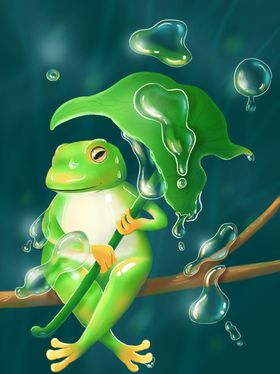 梦觉插画猫头鹰