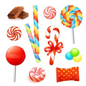 糖果甜食彩色制品
