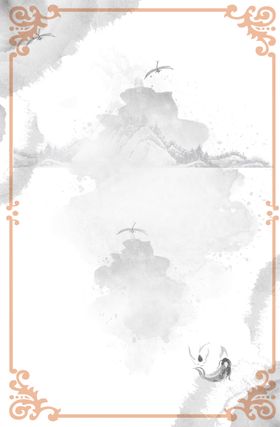中国风红枫叶