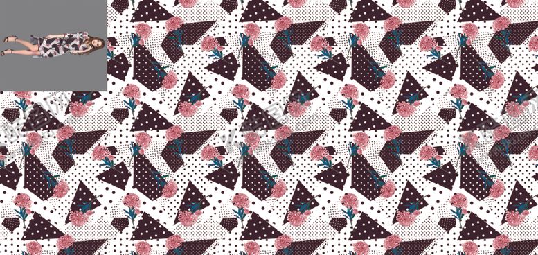 编号：61886809220514099816【酷图网】源文件下载-挂板数码印花图小花乱花