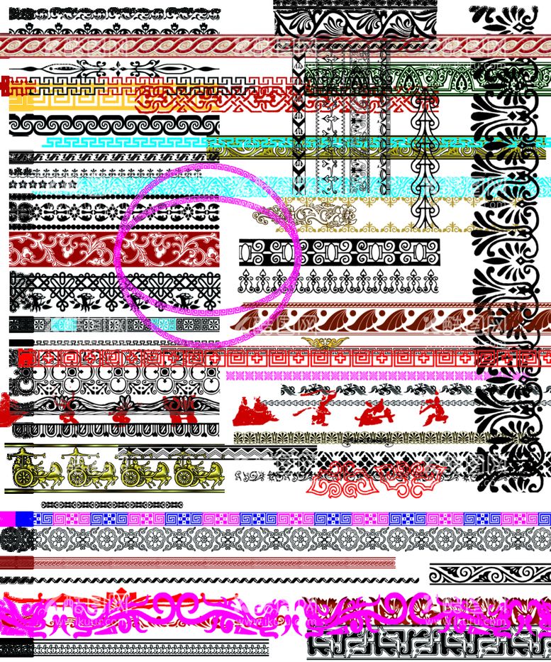 编号：59016809270618534862【酷图网】源文件下载-边框底纹线条