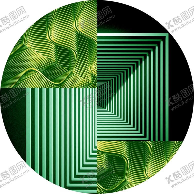 编号：51621011230701339289【酷图网】源文件下载-立体空间色块时尚挂画装饰画