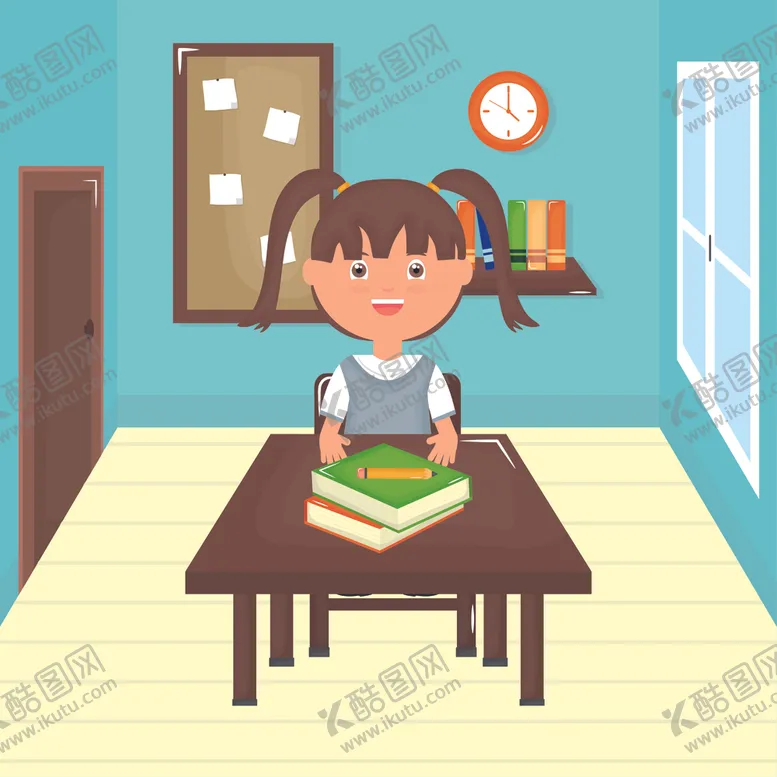 编号：47051207012152089404【酷图网】源文件下载-学生学校生活场景插画