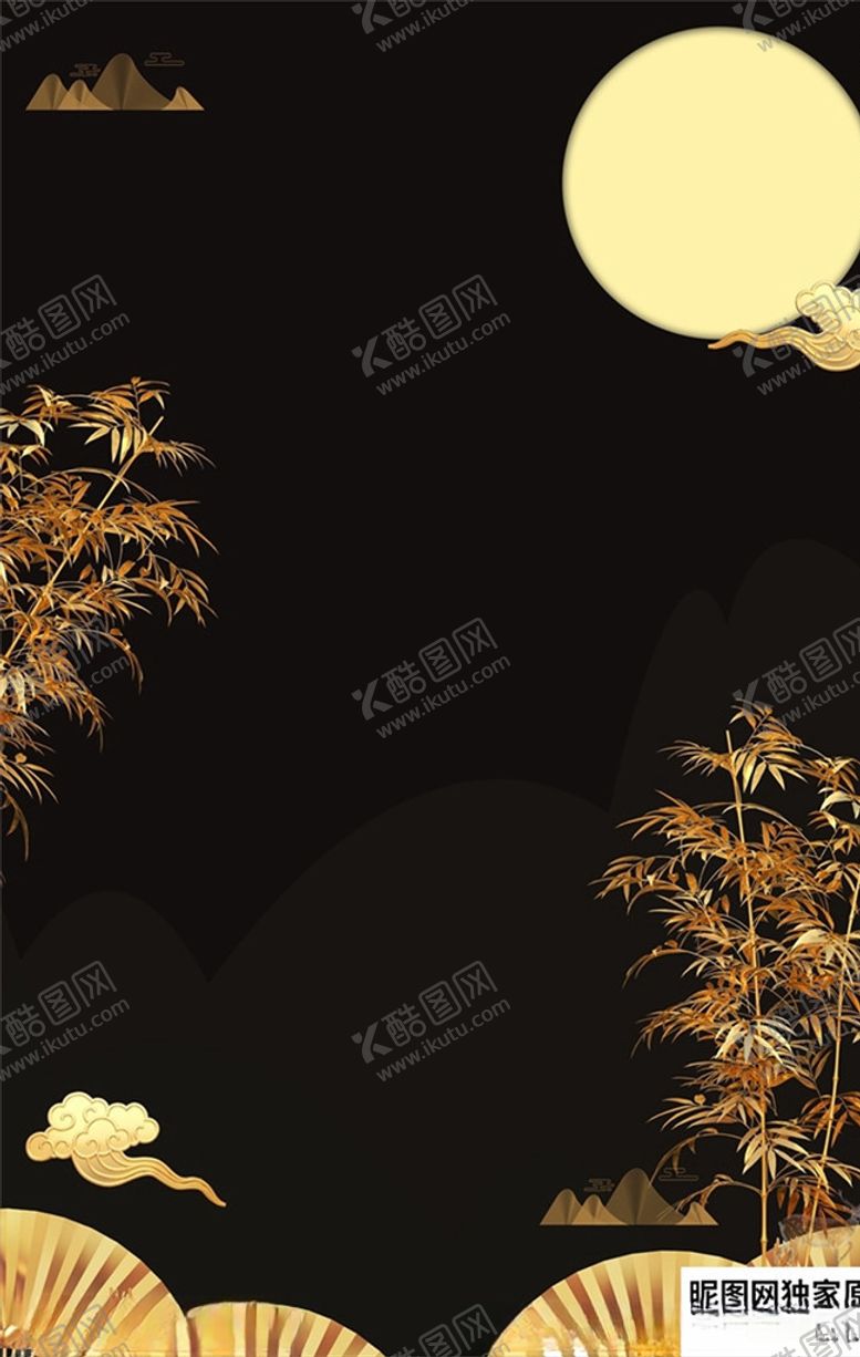 编号：90769205190553002303【酷图网】源文件下载-中秋背景