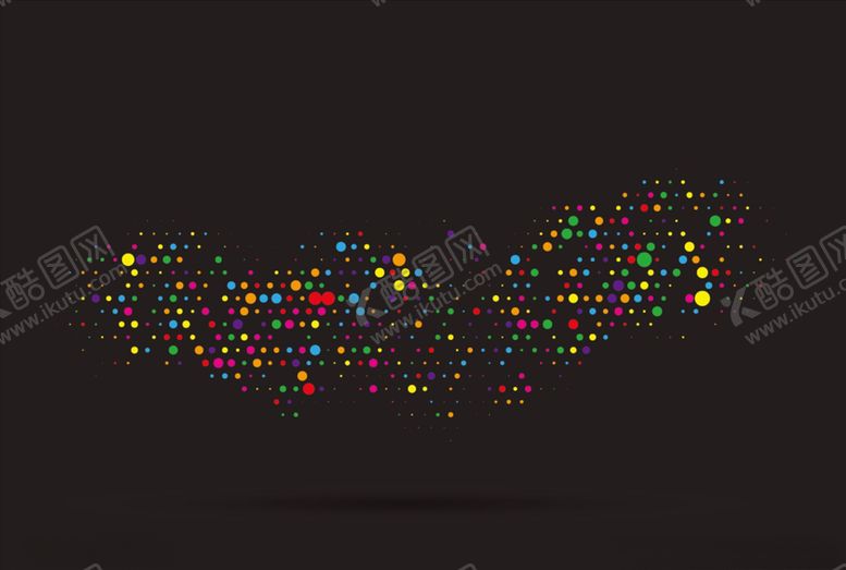 编号：57700509251324182420【酷图网】源文件下载-点点抽象艺术作品