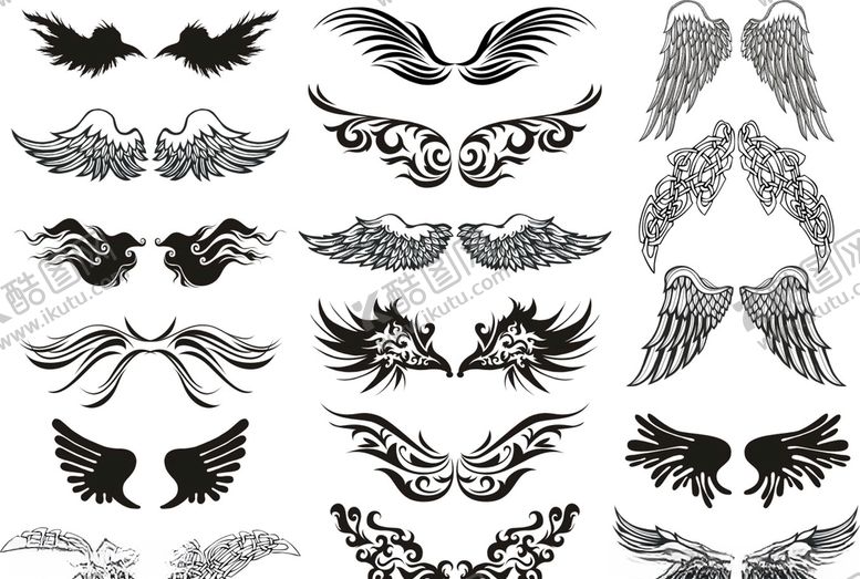 编号：29995310020420393263【酷图网】源文件下载-翅膀