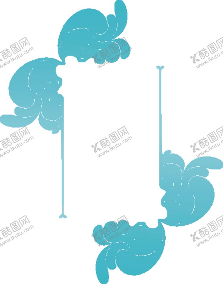 编号：61833104211230379932【酷图网】源文件下载-蓝色相框