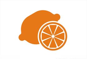 柠檬图标矢量