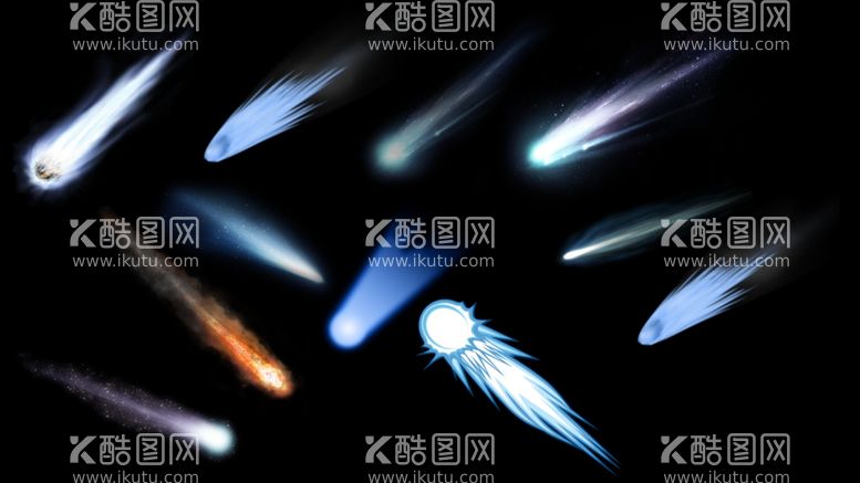 编号：79238212081902095886【酷图网】源文件下载-流星彗星