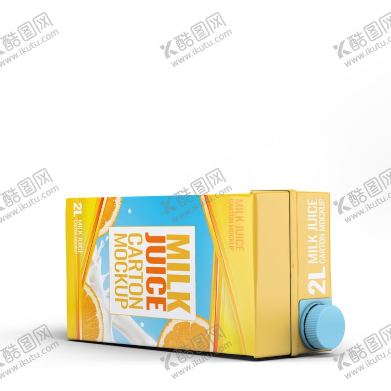 编号：69412310181108121506【酷图网】源文件下载-果汁包装盒样机