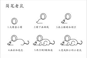 简笔老鼠