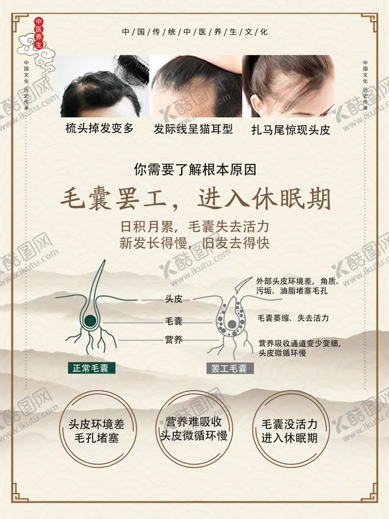 编号：30555802260148181024【酷图网】源文件下载-中医养发