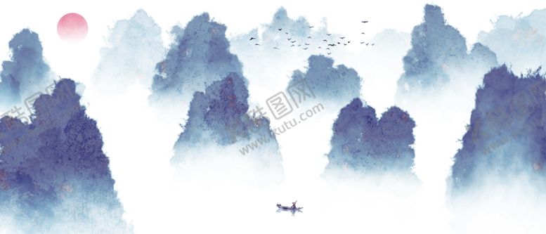 编号：50705205021252062917【酷图网】源文件下载-国画山水画