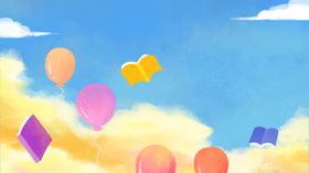 小清新简约创意海报图片夏天人物插画可爱文艺范