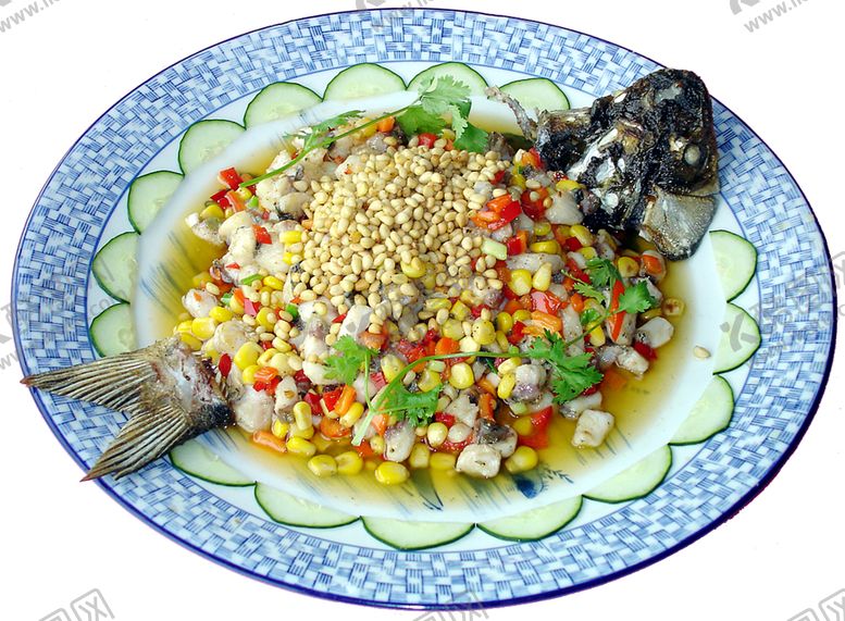 编号：18730409251040051743【酷图网】源文件下载-松仁鱼米