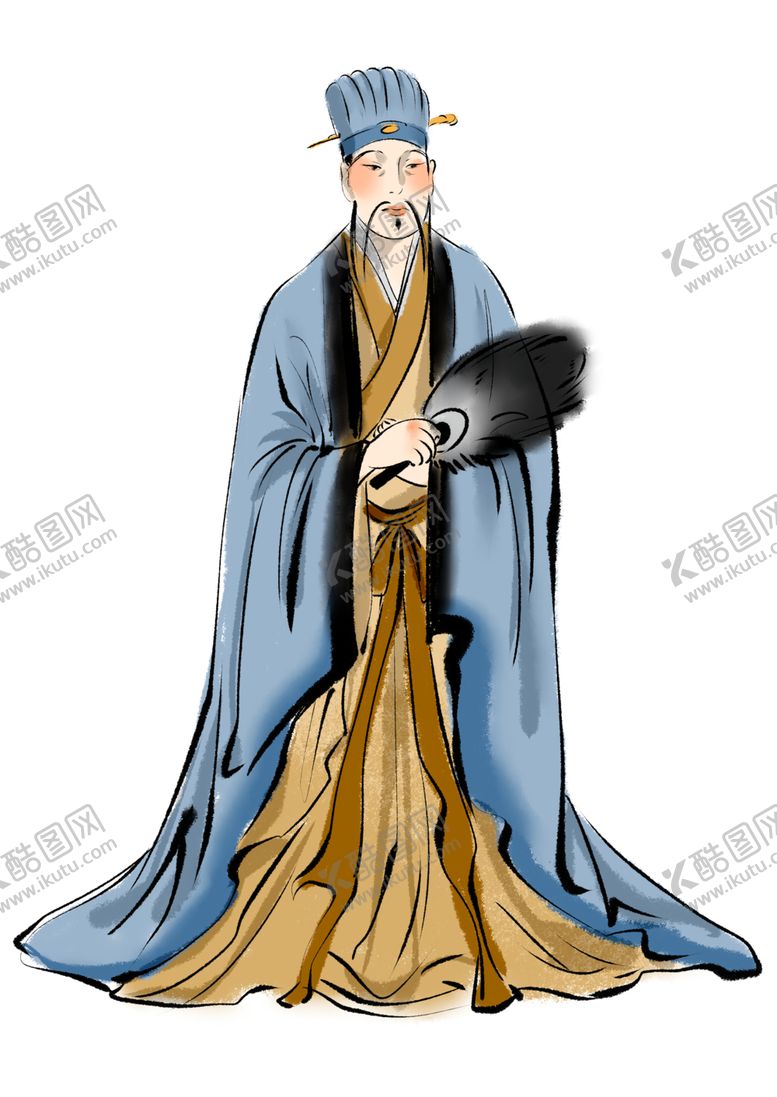 编号：60240601291508407201【酷图网】源文件下载- 手绘文人墨客图片