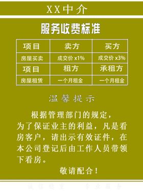 房地产收费标准介绍