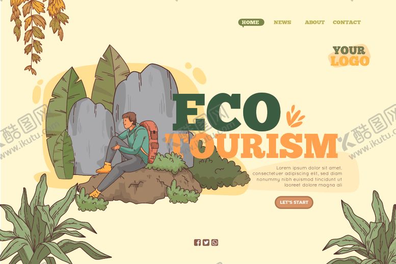 编号：35122710131249427628【酷图网】源文件下载-外出旅游人物插画