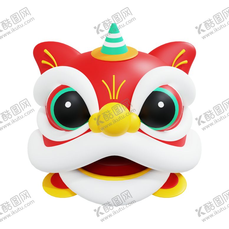 编号：41796312151720266887【酷图网】源文件下载-舞狮插画