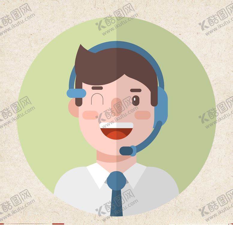 编号：93466609192313163411【酷图网】源文件下载-矢量人物扁人物职业人物