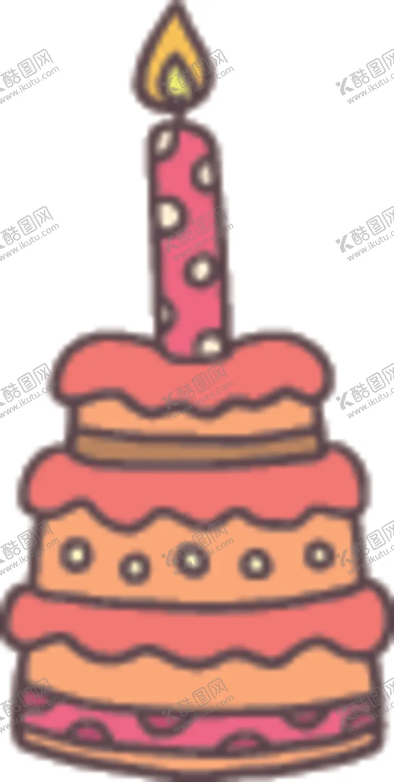 编号：67688402202206244676【酷图网】源文件下载-生日蛋糕