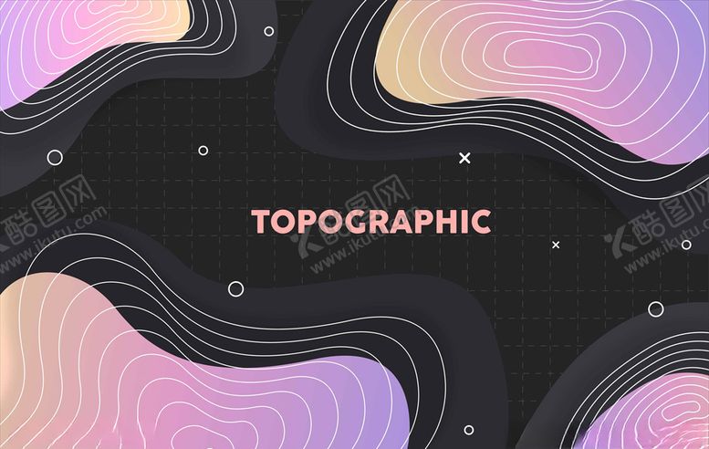 编号：30186210031103507616【酷图网】源文件下载-几何曲线背景