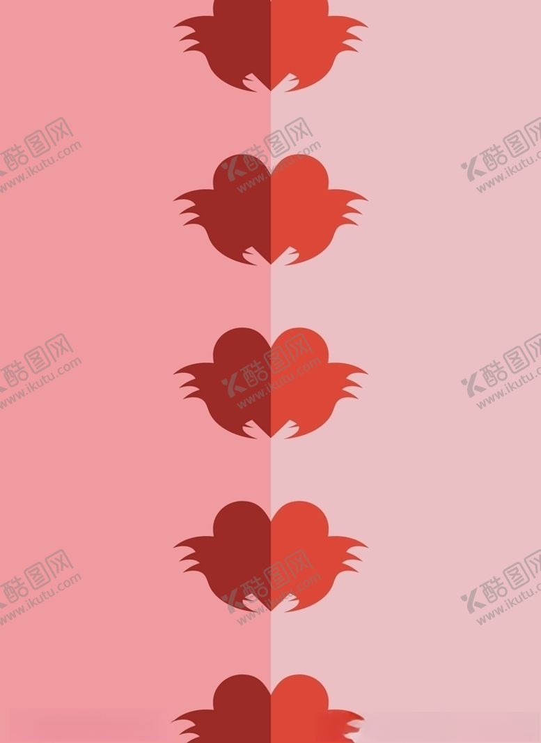 编号：95293305171641405293【酷图网】源文件下载-心型卡片