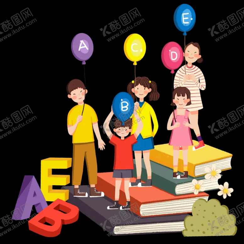 编号：12755512081647176095【酷图网】源文件下载-卡通学生素材