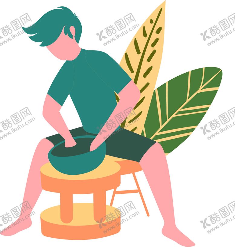 编号：67617501210033293974【酷图网】源文件下载-制作陶器