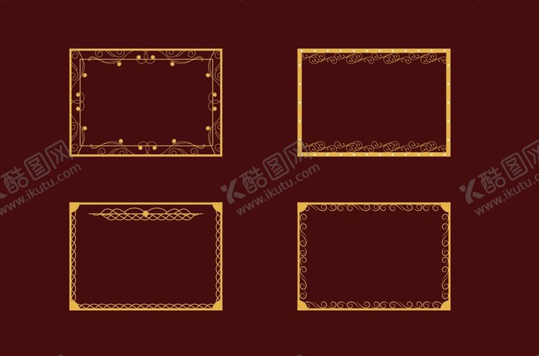 编号：20425701260252337029【酷图网】源文件下载-金色花纹